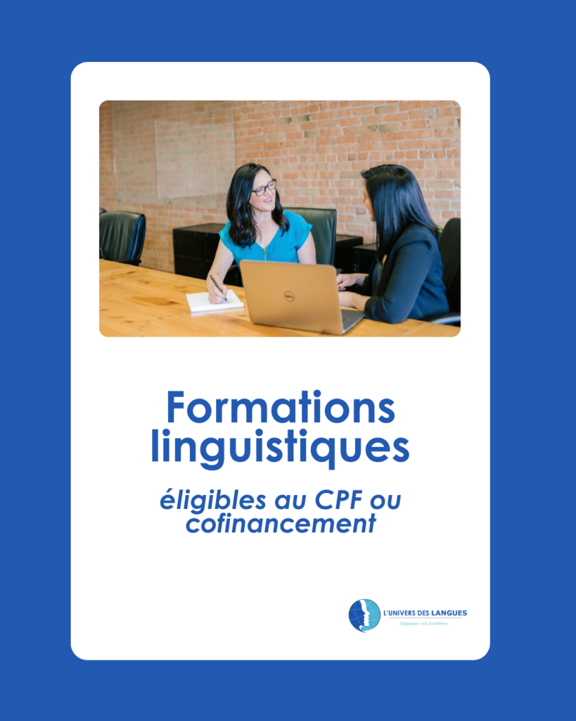 Formations linguistiques à Nantes